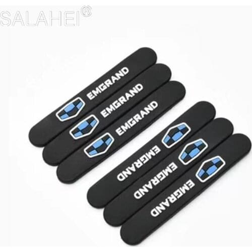 4/6Pcs Silicone Car Door Edge Anti-collision Protector Strip For Geely Emgrand X7 EC7 EC8 EV8 EX7 Atlas Boyue CK2 GC7 GS GC2 GC5