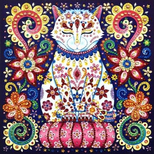DIY 5D Diamond Painting Animal Fox Mosaic Shaped Diamond Embroidery Picture Rhinestone Home Decoration Handmade Gift
