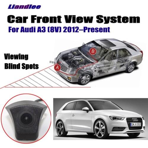 Car Front View Camera For Audi A3 (8V) 2012-Present 2013 2014 2015 Not Rear View Backup Parking Camera HD CCD Night Vision