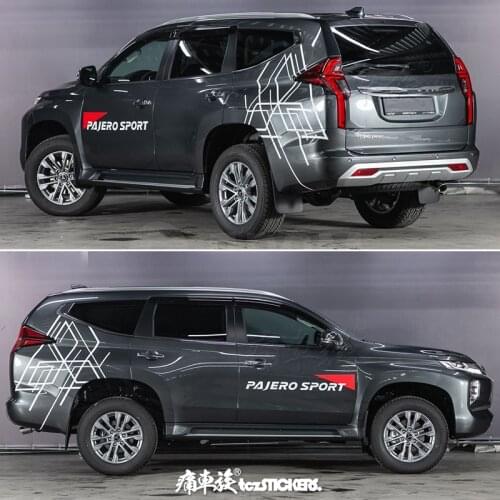 SUV car stickers FOR Mitsubishi Pajero Sport body exterior decoration sports off-road decal accessories
