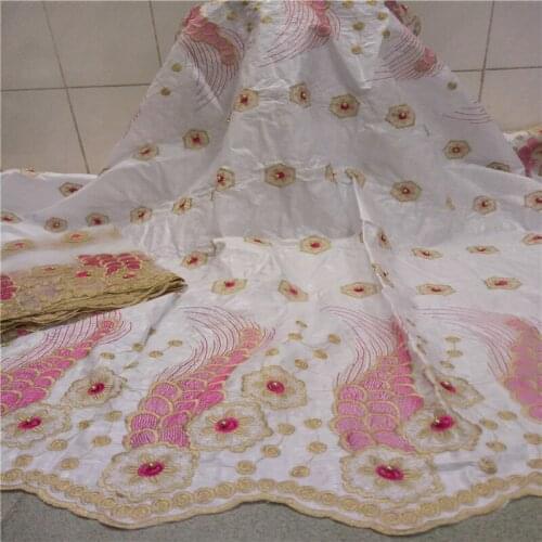 Bazin brode african lace fabric wedding latest african bazin riche fabric 7yards cotton swiss lace fabric for dress 66-346