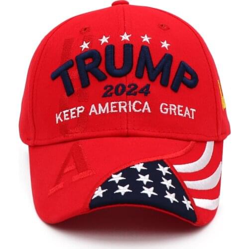 Donald Trump 2024 Cap USA Baseball Caps Keep America Great Snapback President Hat 3D Embroidery Hats Wholesale Drop Shipping