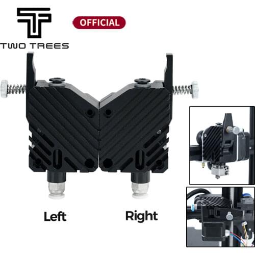 All Metal BMG Extruder Right Cloned Btech Bowden Extruder feeder Dual Drive Extruder For Creality CR10 Ender 3 Sapphire printer