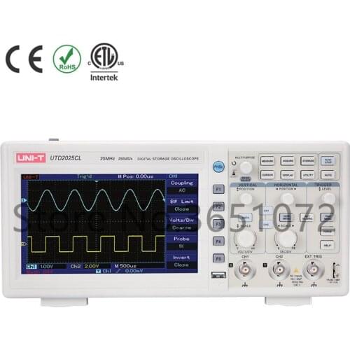 UTD2025CL/UTD2052CL 25MHz/50MHz Digital Storage Oscilloscope