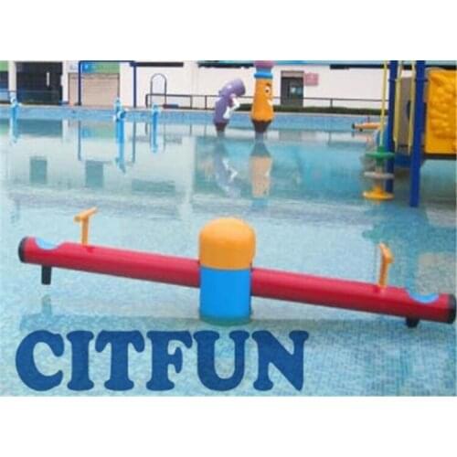 Fiberglass kids seesaw water park playground;attractive water park swimming pool accessory AG-002H
