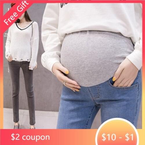 Stretch Maternity Jeans For Pregnant Women Clothes Skinny Pants Denim Pregnancy Jeans Gravidas Maternity Spring Summer Clothing