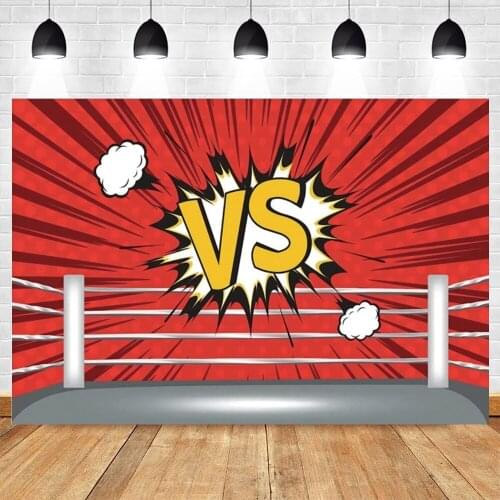 Yeele VS Boxing Match Backdrop Photography Child Baby Shower Birthday Party Decoration Photocall Background For Photo Studio