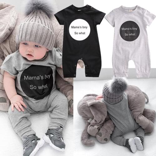 Toddler Kids Newborn Baby Boy Jumpsuit Cotton Romper Jumpsuits Outfits Sunsuit Summer 0-24M Clothes