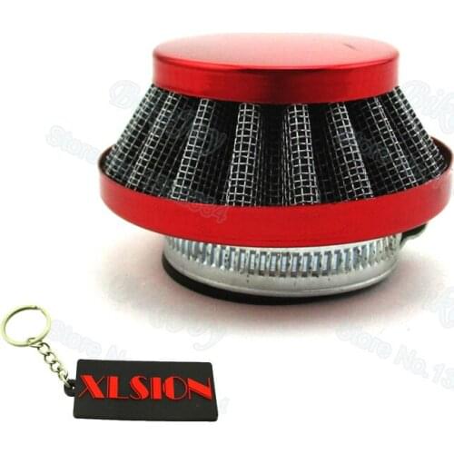 Red 35mm Air Filter Cleaner For 50cc 70cc 90cc 110cc Dirt Pit Bike ATV Quad Go Kart Buggy