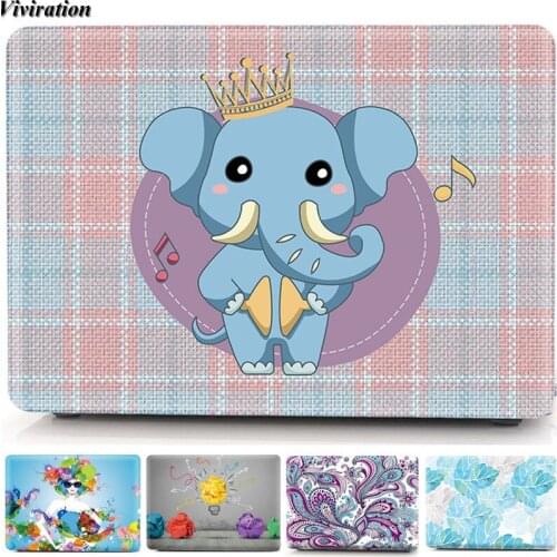 Lovely Elephant Prints Laptop Case For Huawei Mate d14 d15 Matebook X Pro 13.9 Mate 13 For Macbook Retina 15 12 13 A1425 A1502