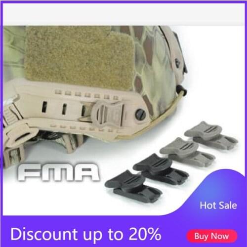 New FMA Goggle Strap Swivel Clips 19mm Wide Helmet Rail Mount Airsoft BK/DE/FG