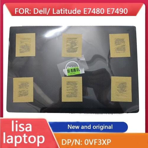 Suitable For Dell Latitude E7480 E7490 LCD Back Cover / Black Mesh / Touch Shell A Shell 0VF3XP VF3XP Brand New