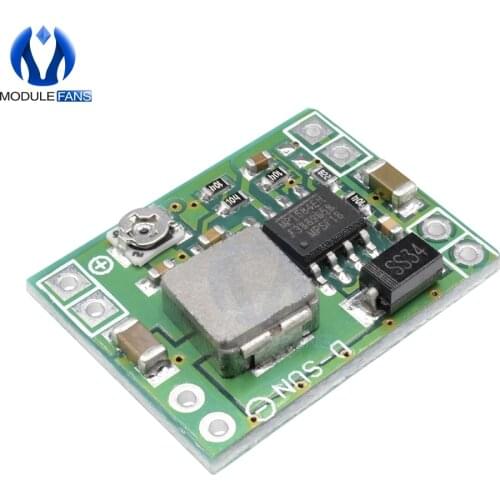 2pcs Mini DC-DC Step Down Power Supply Module 3A 4.5-28V To 0.8-20V Adjustable Buck Converter for Arduino Replace LM2596