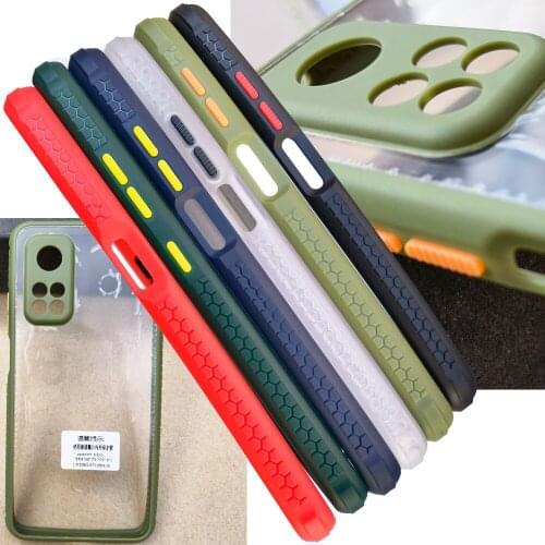 Anti-Skid Clear Case For Xiaomi Mi 10T Mi10T Pro Slim Armor Drop resistance Transparent Anti-slip Cover