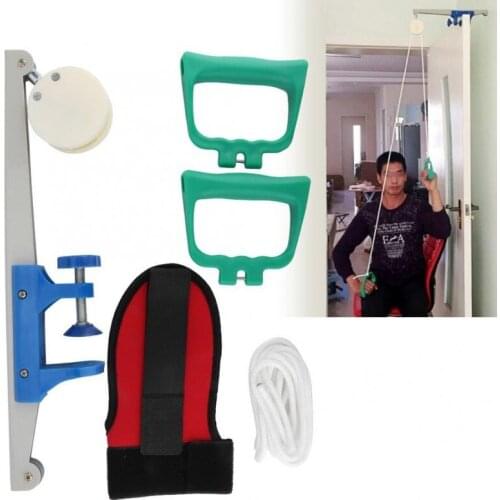 Upper Limb Rehabilitation Pulley Ring Traction Trainer Stroke Hemiplegia Rehabilitation Equipment Hand Shoulder Neck Training Ma