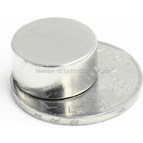 5pcs Strong Round Dia 16mm x 8mm N35 Rare Earth Neodymium Magnet Art Craft Fridge 16x8mm
