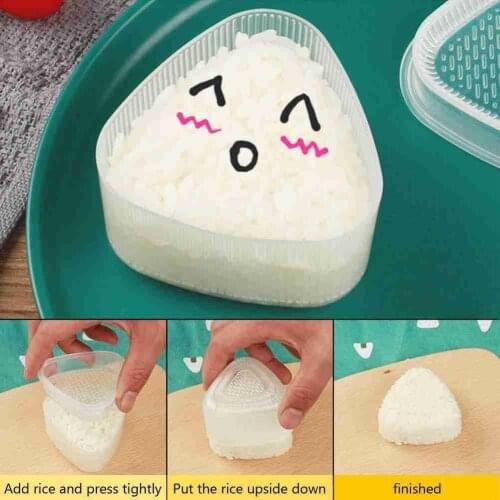 Rice Ball Sushi Mold Bento Seaweed Nori Onigiri Mould Food DIY Transparent Japanese Kitchen Tool Gadget Crafts Handmade Baking