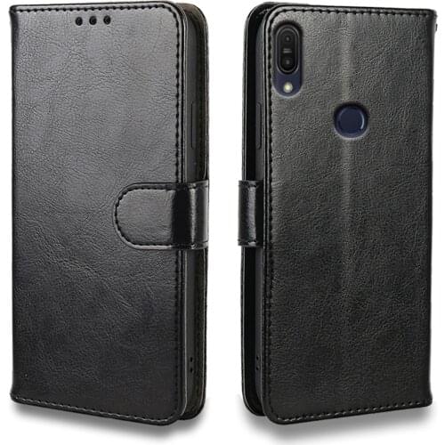 Luxury Leather Flip Case For ASUS ZenFone Max M1 M2 Max Pro M1 M2 Case Wallet Card Stand leather and silicone Cover for ZB602KL