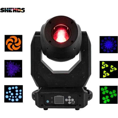 SHEHDS LED Beam&Spot&Wash 150W 3in1 Moving Head Lighting Disco &Ball &DJ & Color Lighting Control By DMX Stage Equipment