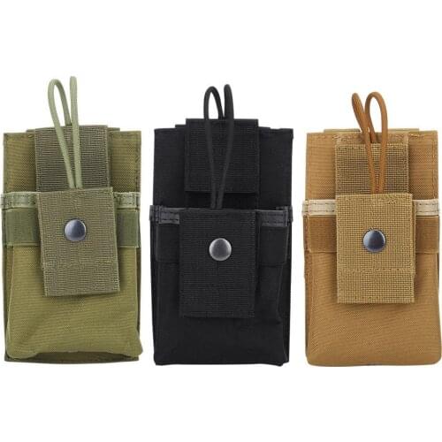 Tactical MOLLE Magazine Pouch Outdoor Multifunctional Walkie-talkie Bag Durable Waist Bag for M4/M16 Military Hunting Bag