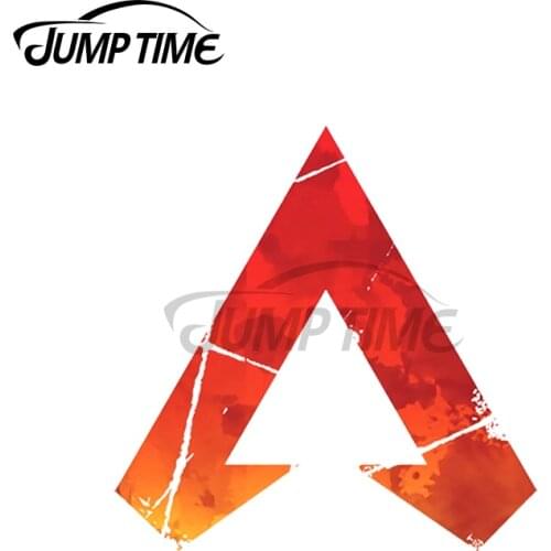 JumpTime 13 x 6.6cm For Apex Legends Logo Car Sticker Auto Bumper Window Stickers Fashion Vinyl Car Wrap Waterproof Decal