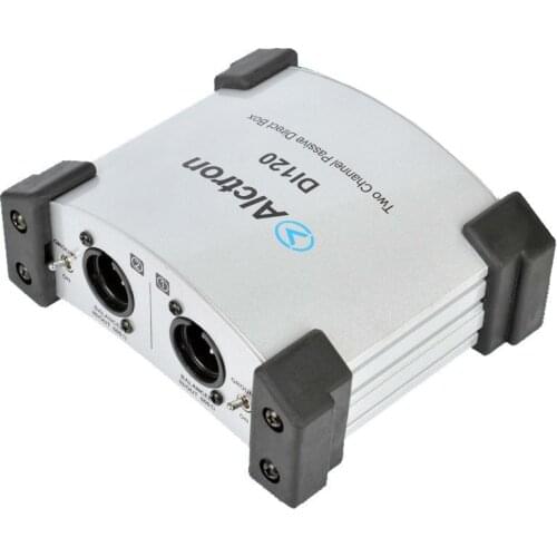Alctron DI-120 passive DI box guitar recording and stage performance, great for keyboard, acoustic and electric guitar DI120