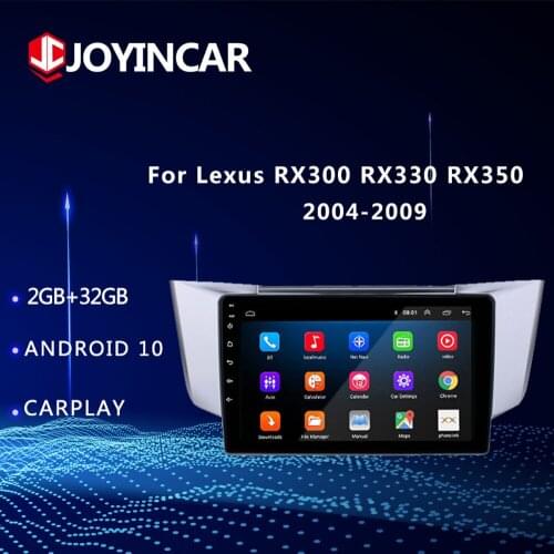 Android 10.1 Car Radio GPS For Lexus RX300 RX330 RX350 2003-2010 Car Multimedia Player Auto Stereo Navigation Mirror link 2DIN