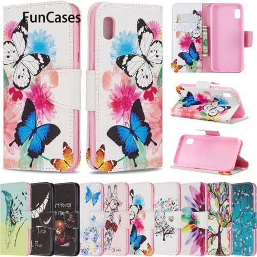 Leaves Cases For coque Samsung A10S Smirk PU Leather Book Case sFor Samsung coque A10E A10 Cellular Case Phone Caso galie