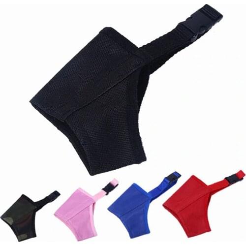 Anti Bark Bite Chew Dog Muzzles Adjustable Nylon Dog Mouth Muzzle For Small Medium Large Dogs Training Products Pet Accessories