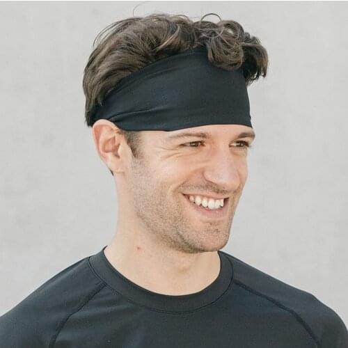 Unisex Sport Sweatband Headband Breathable Yoga Double-layer Headband Elastic Head Band For Fitness Gym Yoga Basketball Band