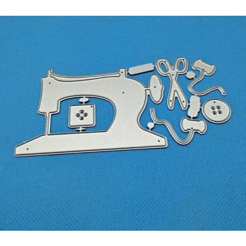 Sewing Machine Metal Cutting Dies Stencil DIY Scrapbooking Album Paper Card Mold