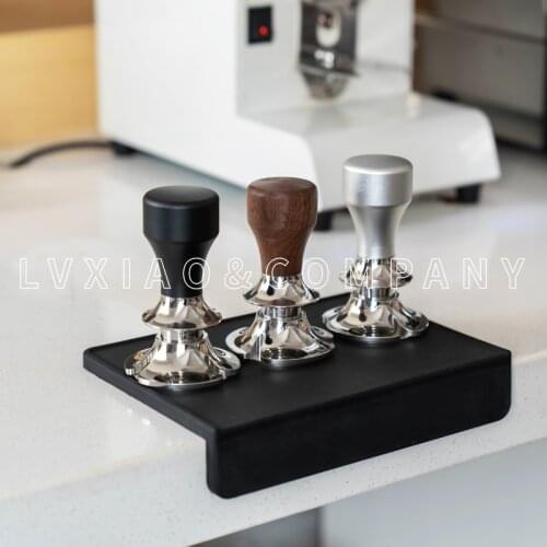 Coffee Tamper 58mm Tools Press Level Espresso Tamper Unbiased Adjustable Depth with Anti Pressure Deviation Stainless Steel Base
