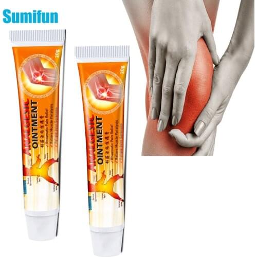 Sumifun 1PCS Analgesic Ointment Joint Back Knee Pain Relief Cream Rheumatoid Arthritis Herbal Medical Plaster Skin Care P1150