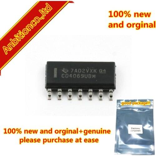 10pcs 100% new original CD4069UBM96 CMOS Hex Inverter in stock