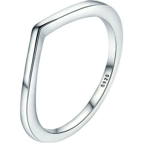 2021 New Authentic 925 Sterling Silver Shining Wish Female Ring Finger Ring for Women Sterling Silver Jewelry Anel PA7647