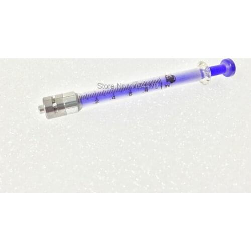 4pcs/Lot 1ml 1cc Glass Syringe Luer Lock Head Reusable Glass Injector Lab Glassware