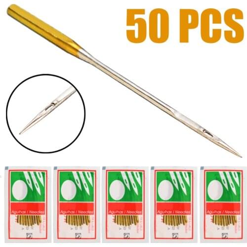 50pcs/pack Sewing Machine Needles Mixed Kit Sewing Accessories For Singer Sewing Machine Size 9 11 14 16 18