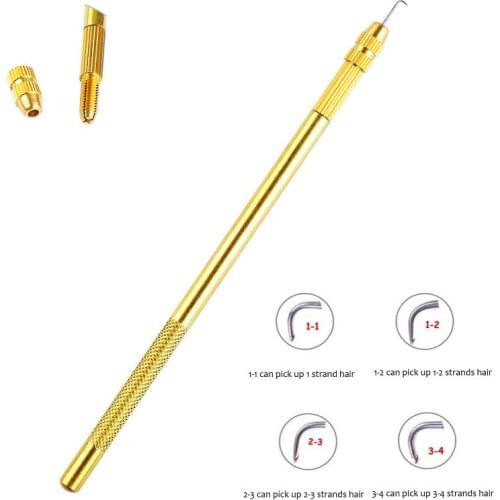 Wig Needle Holder With 4 Size Needle(1-1 1-2 2-3 3-4) For Making Lace Wig/Closure