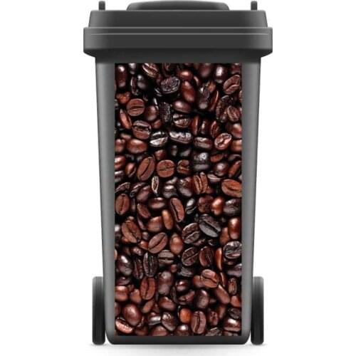 DIY Rubbish Bin Sticker Modern Coffee Bean Wall Mural Wall Print Decal Garden Removable Peel and Stick Kitchen Accessories