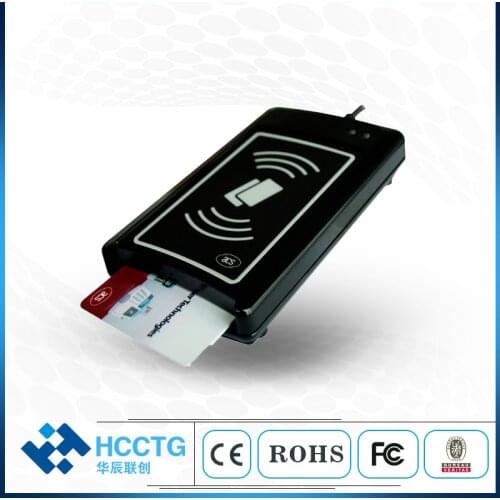 Dual Interface USB NFC + IC Chip Tablet PC ISO 7816 Smart Card Reader ACR1281U-C1
