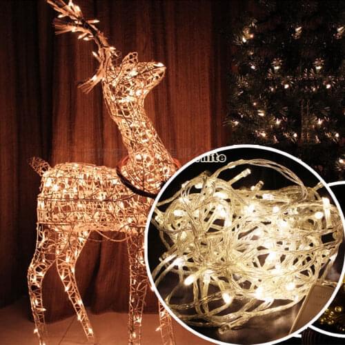 10M 100LEDs US Plug 110V String lights Fairy Garland Waterproof Decorative LED Lighting for Festival Street Outdoor Garden House