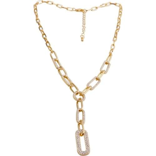 RZ144 Fashion Personality Simple Necklace Geometric Necklace Temperament Design Sense Item For Women