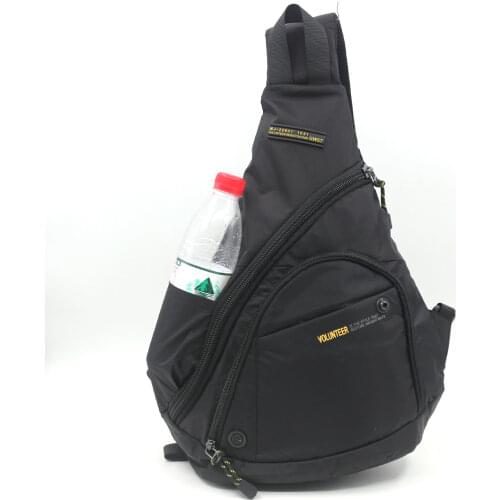 High Quality Single Rucksack Cross body Daypack Backpack Travel Knapsack Fashion Water Bottle/Kettle Bag Male Shoulder Chest Bag