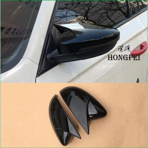 For Volkswagen VW Passat B7 Euro 2011-2017 Door Side Wing Rearview mirror Cover Sticker Trim Car Styling Accessories