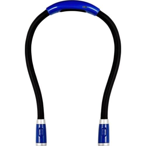 Newest Rechargeable USB Flexible Neck Light Reading Lights Outdoor Hug Lights Endurance Reading Book 4 LED Light Lamp Torch