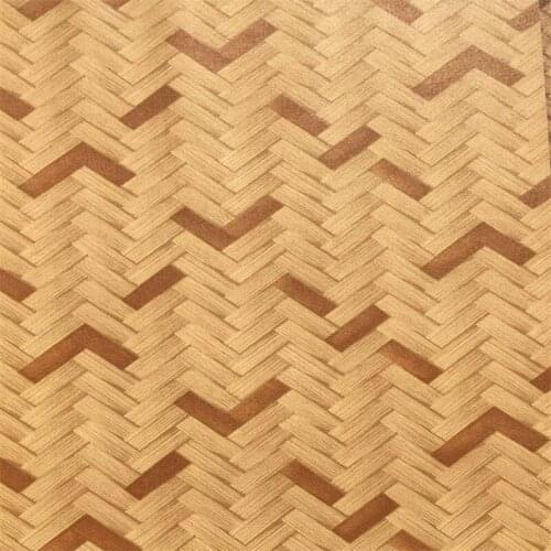 Beibehang New Chinese 3D stereo simulation bamboo bamboo mat personalized restaurant restaurant hotel ceiling wallpaper