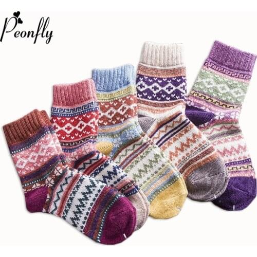 Peonfly Women's Wool Socks