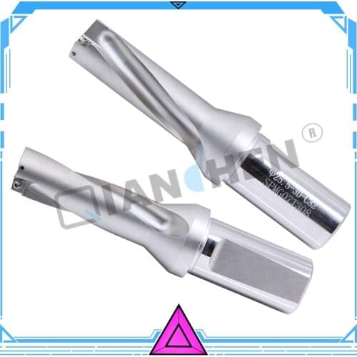 Qian Chen New 32.5mm -38mm 5D WC06 SP09 SP11 Drill Type For Wcmt Spmg Insert U Drilling Shallow Hole indexable insert drills