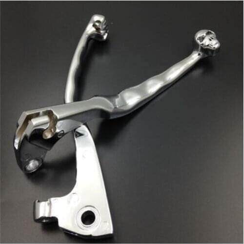 Motorcycle Clutch Brake Skull Levers For Yamaha Virago 250 / XV250 V-Star 250 / XV250STAR Virago 535 XV535 700 XV700 750 1000 11