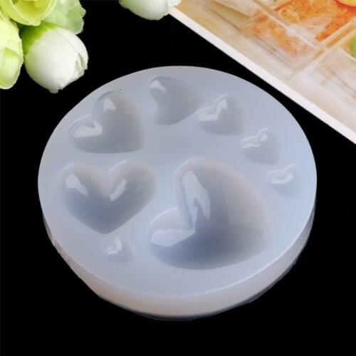 Heart Shapes Silicone Mold Jewelry Model Mould Tools Decoration Jewels Tackles 203B
